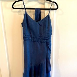 Strappy Chambray dress with side zipper.